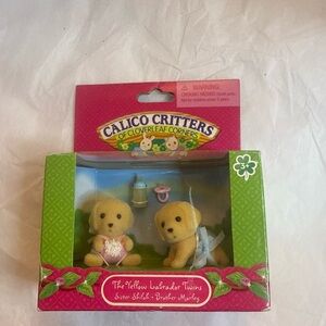 Calico Critters Yellow Labrador Twins
